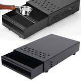 Coffee Knock Box Drawer Stainless Steel Thickened Coffee Residue Powder Box for Household ShopBlack - Extra Image