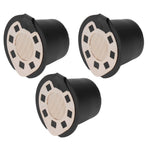 50ML Coffee Capsule Pods Cup with Spoon Brush Reusable Filter Stainless Steel Replacement for NespressoGold Plated