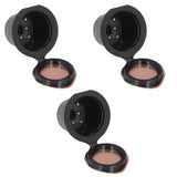 50ML Coffee Capsule Pods Cup with Spoon Brush Reusable Filter Stainless Steel Replacement for NespressoGold Plated - Top-Down View