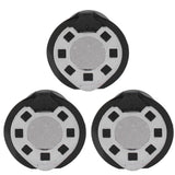 50ML Coffee Capsule Pods Cup with Spoon Brush Reusable Filter Stainless Steel Replacement for NespressoChrome Plated - Front View
