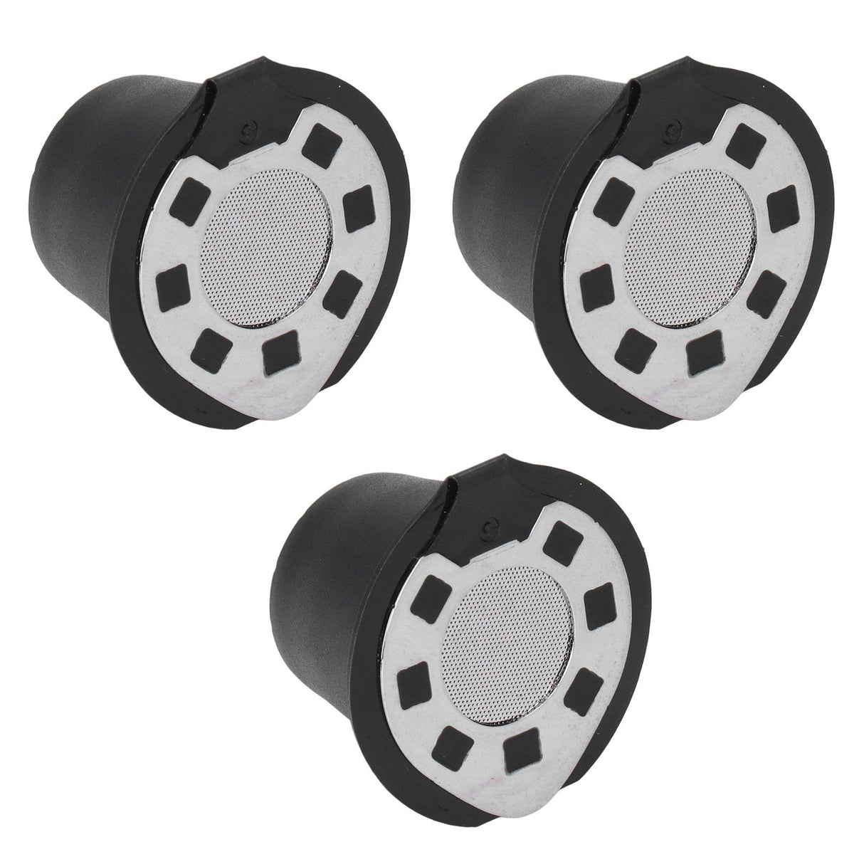 50ML Coffee Capsule Pods Cup with Spoon Brush Reusable Filter Stainless Steel Replacement for NespressoChrome Plated