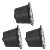 50ML Coffee Capsule Pods Cup with Spoon Brush Reusable Filter Stainless Steel Replacement for NespressoChrome Plated