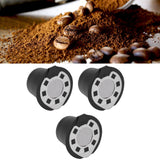 50ML Coffee Capsule Pods Cup with Spoon Brush Reusable Filter Stainless Steel Replacement for NespressoChrome Plated