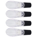 4PCS Wine Aerator Pourer PC Eco Friendly Decanter Spout Bar Accessories for Household PartySilver