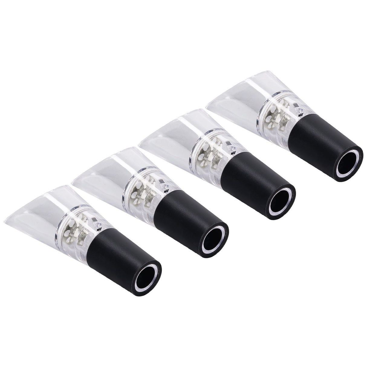 4PCS Wine Aerator Pourer PC Eco Friendly Decanter Spout Bar Accessories for Household PartySilver