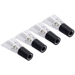 4PCS Wine Aerator Pourer PC Eco Friendly Decanter Spout Bar Accessories for Household PartySilver