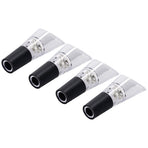 4PCS Wine Aerator Pourer PC Eco Friendly Decanter Spout Bar Accessories for Household PartySilver