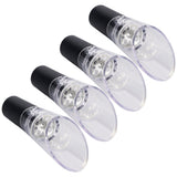 4PCS Wine Aerator Pourer PC Eco Friendly Decanter Spout Bar Accessories for Household PartySilver