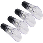 4PCS Wine Aerator Pourer PC Eco Friendly Decanter Spout Bar Accessories for Household PartySilver