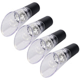 4PCS Wine Aerator Pourer PC Eco Friendly Decanter Spout Bar Accessories for Household PartySilver