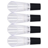 4PCS Wine Aerator Pourer PC Eco Friendly Decanter Spout Bar Accessories for Household PartySilver