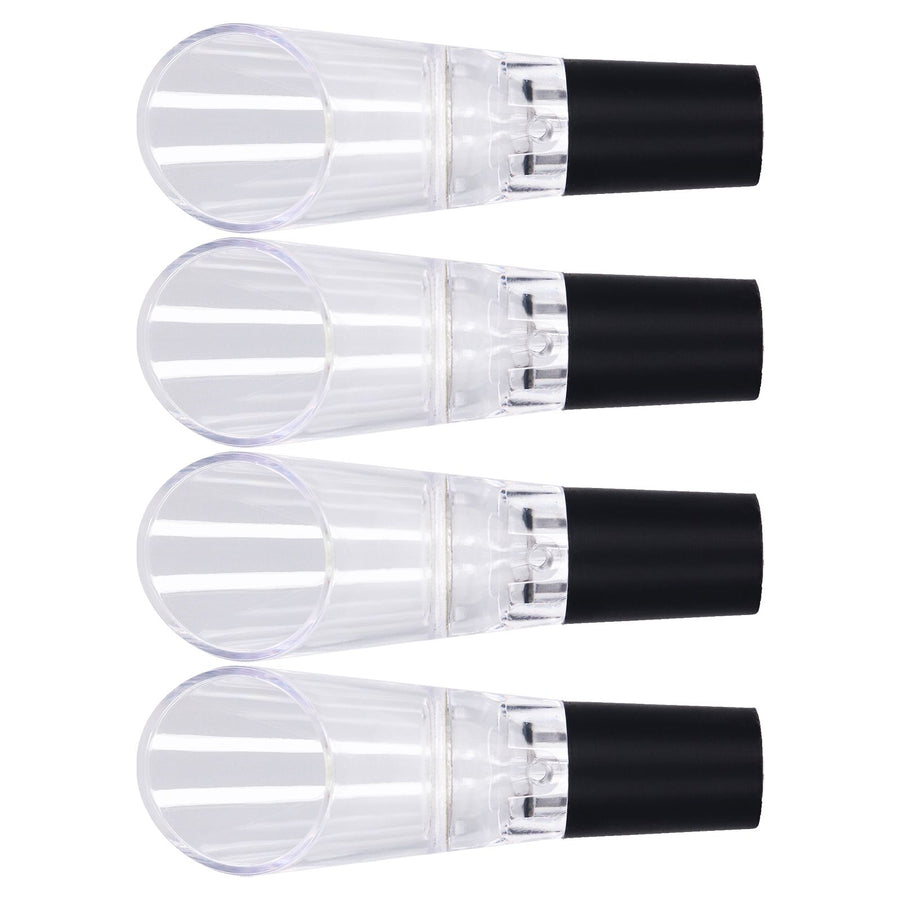 4PCS Wine Aerator Pourer PC Eco Friendly Decanter Spout Bar Accessories for Household PartySilver