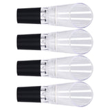 4PCS Wine Aerator Pourer PC Eco Friendly Decanter Spout Bar Accessories for Household PartySilver