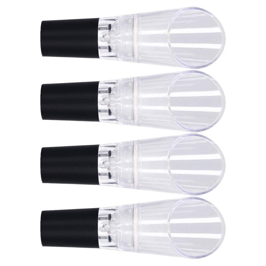 4PCS Wine Aerator Pourer PC Eco Friendly Decanter Spout Bar Accessories for Household PartySilver