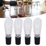 4PCS Wine Aerator Pourer PC Eco Friendly Decanter Spout Bar Accessories for Household PartySilver - Extra Image