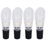 4PCS Wine Aerator Pourer PC Eco Friendly Decanter Spout Bar Accessories for Household PartyGold