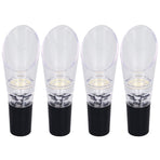 4PCS Wine Aerator Pourer PC Eco Friendly Decanter Spout Bar Accessories for Household PartyGold
