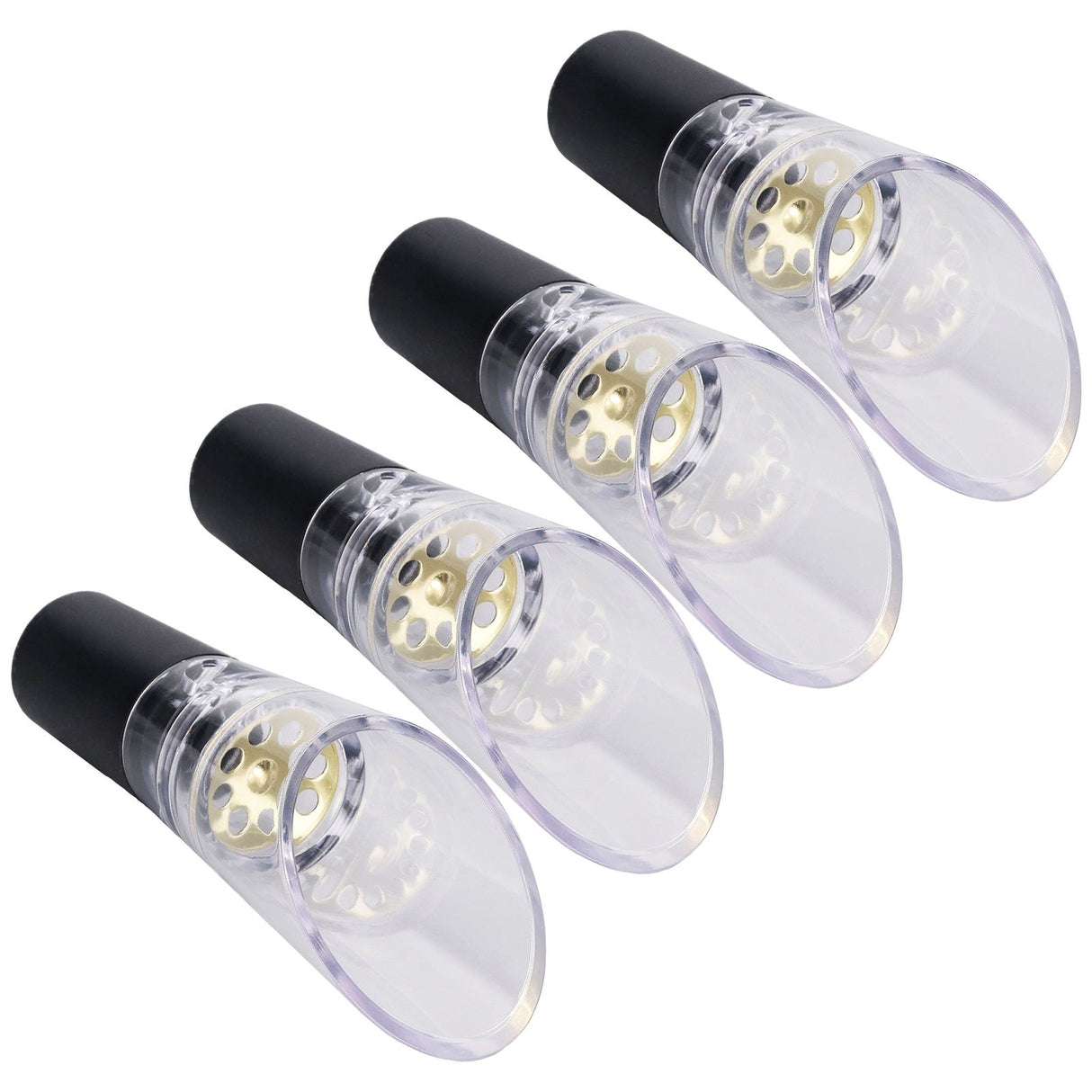 4PCS Wine Aerator Pourer PC Eco Friendly Decanter Spout Bar Accessories for Household PartyGold