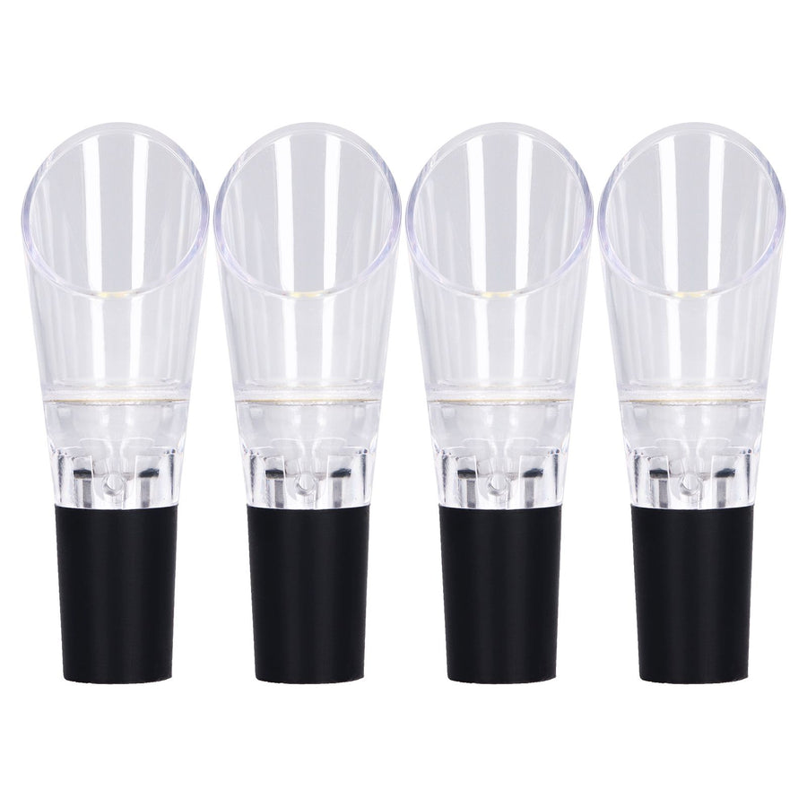 4PCS Wine Aerator Pourer PC Eco Friendly Decanter Spout Bar Accessories for Household PartyGold