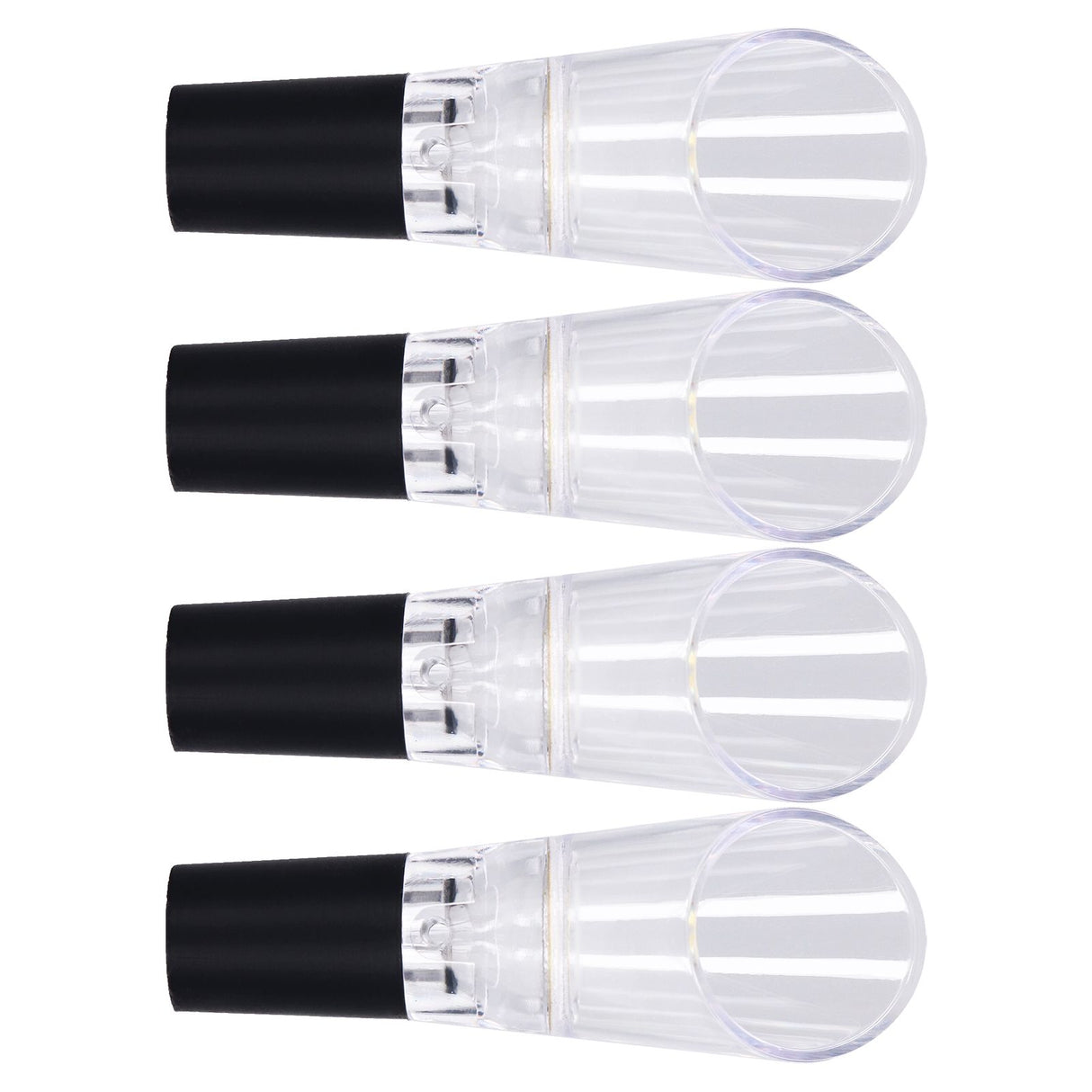 4PCS Wine Aerator Pourer PC Eco Friendly Decanter Spout Bar Accessories for Household PartyGold