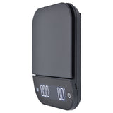 Coffee Scale Maximum 3KG Large LED Backlit Dual Units USB Charging Timing Function High Accuracy Kitchen Scale