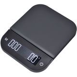 Coffee Scale Maximum 3KG Large LED Backlit Dual Units USB Charging Timing Function High Accuracy Kitchen Scale - Close-Up Angle