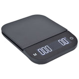 Coffee Scale Maximum 3KG Large LED Backlit Dual Units USB Charging Timing Function High Accuracy Kitchen Scale - Low Angle