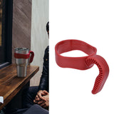 Mug Handle Plastic Ergonomic Jug Carrier Handle for 20oz‑30oz Jugs Bottles and Most Other TumblersRed