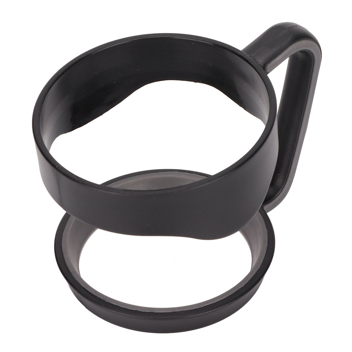 Tumbler Cup Handle Travel Mug Holder 2 Circle Non Slip for Car Icemaster Snowman 30OzBlack