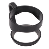 Tumbler Cup Handle Travel Mug Holder 2 Circle Non Slip for Car Icemaster Snowman 30OzBlack - Rear View