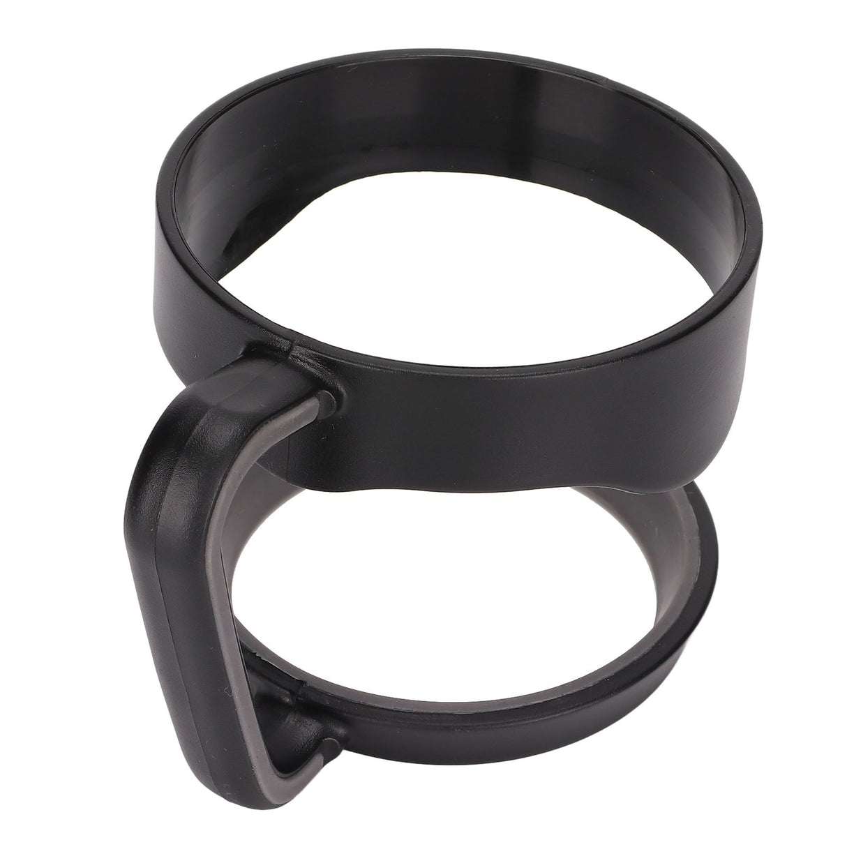 Tumbler Cup Handle Travel Mug Holder 2 Circle Non Slip for Car Icemaster Snowman 30OzBlack