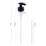 Gallon Pump Dispenser Condiment Bottle Pump Dispenser Plastic Kitchen Supplies for HouseholdBlack Caliber 2.9cm / 1.1in