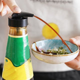 Gallon Pump Dispenser Condiment Bottle Pump Dispenser Plastic Kitchen Supplies for HouseholdBlack Caliber 2.9cm / 1.1in - Extra Image