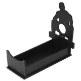Red Wine Decorative Display Rack Easy to Assemble Light Red Wine Decorative Wooden Rack for Home Bar RestaurantBlack - Top-Down View
