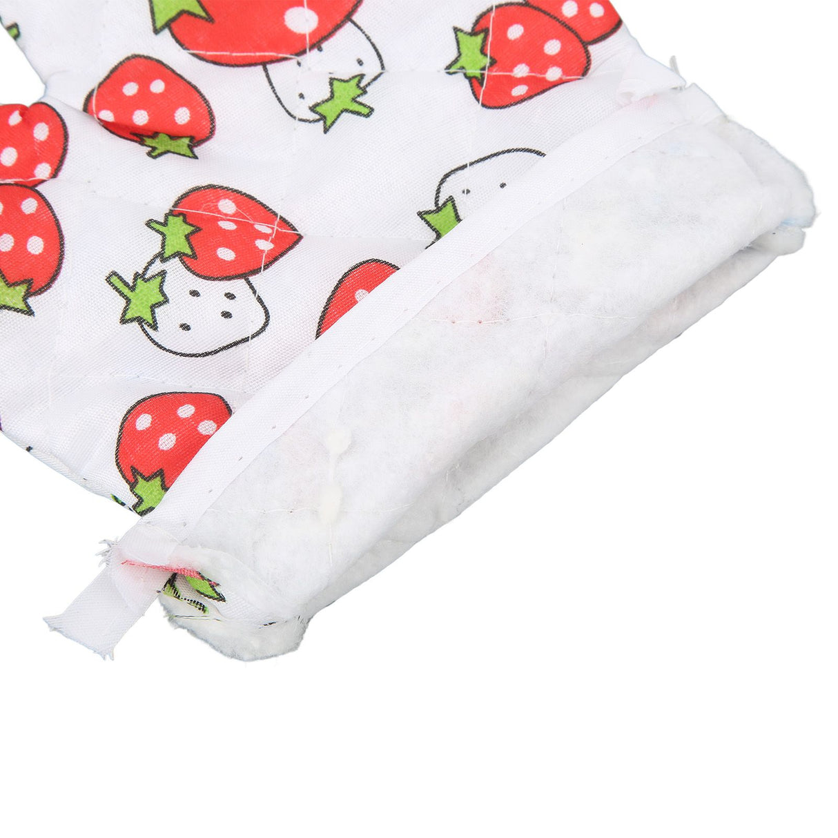 Oven Gloves Polyester Cotton Material Printed Pattern Lanyard Design Cooking Microwave Mitts for Kitchen