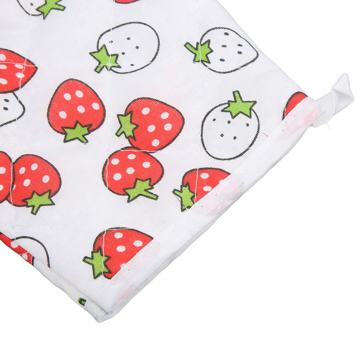 Oven Gloves Polyester Cotton Material Printed Pattern Lanyard Design Cooking Microwave Mitts for Kitchen