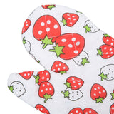 Oven Gloves Polyester Cotton Material Printed Pattern Lanyard Design Cooking Microwave Mitts for Kitchen - Extra Image