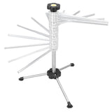 Manual Rotation Pasta Drying Rack Stainless Steel Folding Noodle Rack for Household Kitchen