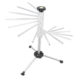 Manual Rotation Pasta Drying Rack Stainless Steel Folding Noodle Rack for Household Kitchen