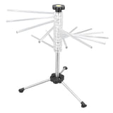 Manual Rotation Pasta Drying Rack Stainless Steel Folding Noodle Rack for Household Kitchen - Rear View