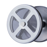 400cc Manual Milk Creamer Frother Double Layer Filter Stainless Steel Heatable Easy Clean with Handle - Close-Up Angle