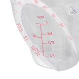 Measuring Cup Heat Resistant Angled Plastic Measuring Mug with Handle for Drinking Baking Cooking Pouring Liquid 250ml