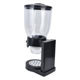 Grain Dispenser 17.5oz Transparent Safe Rice Storage Container with Rubber Base for Grain Rice - Low Angle