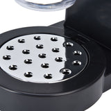 Grain Dispenser 17.5oz Transparent Safe Rice Storage Container with Rubber Base for Grain Rice