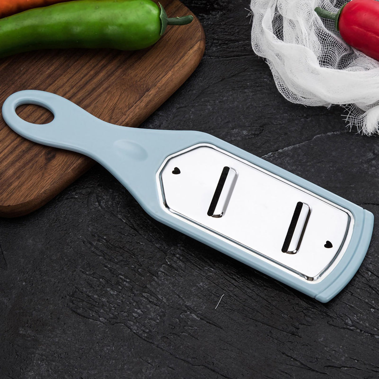 Hand Grater Manual Vegetable Grater with Soft Grip Handle for Home Hotel Restaurant