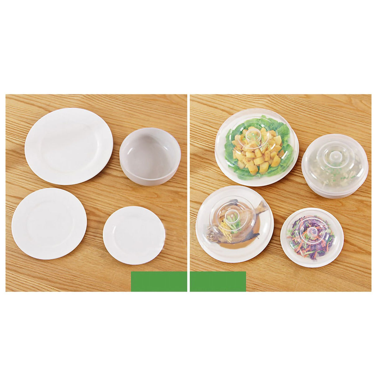 Microwave Cover Transparency PP Material Food Protection Grab Design Safe Healthy Microwave Splatter CoverBig Size 20cm