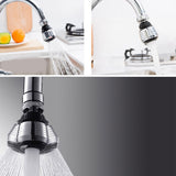 Faucet Aerator Sprinkler Water Bubbler 360° Rotate Kitchen Water Tap Sprayer Filter Nozzle Splashing Proof