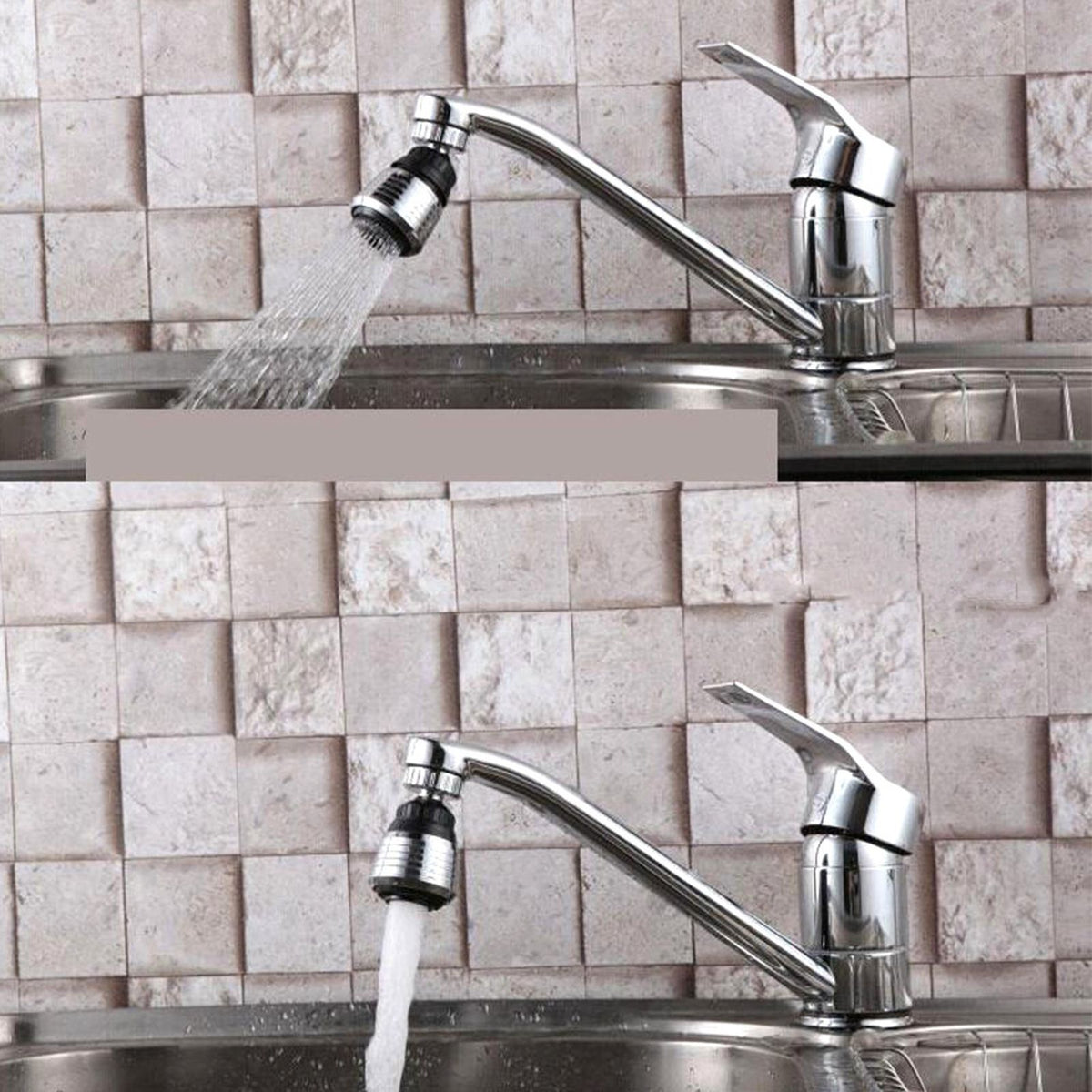 Faucet Aerator Sprinkler Water Bubbler 360° Rotate Kitchen Water Tap Sprayer Filter Nozzle Splashing Proof