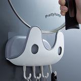 Pot Lid Holder Double Layer Strong Load Bearing Capacity Multifunctional Pan Lid Stand for KitchenWhite