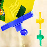 Seasoning Sealing Clip Dustproof Waterproof Snack Bag Sealing Clip With Lid for Coffee Bags Snack Bag SeasoningGreen - Extra Image